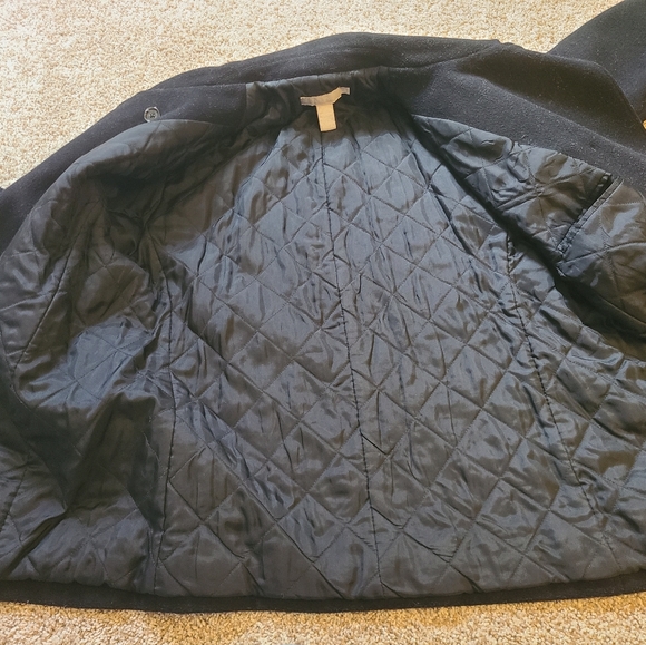 J Crew Wool Blend Peacoat Womens Coat - Picture 6 of 6